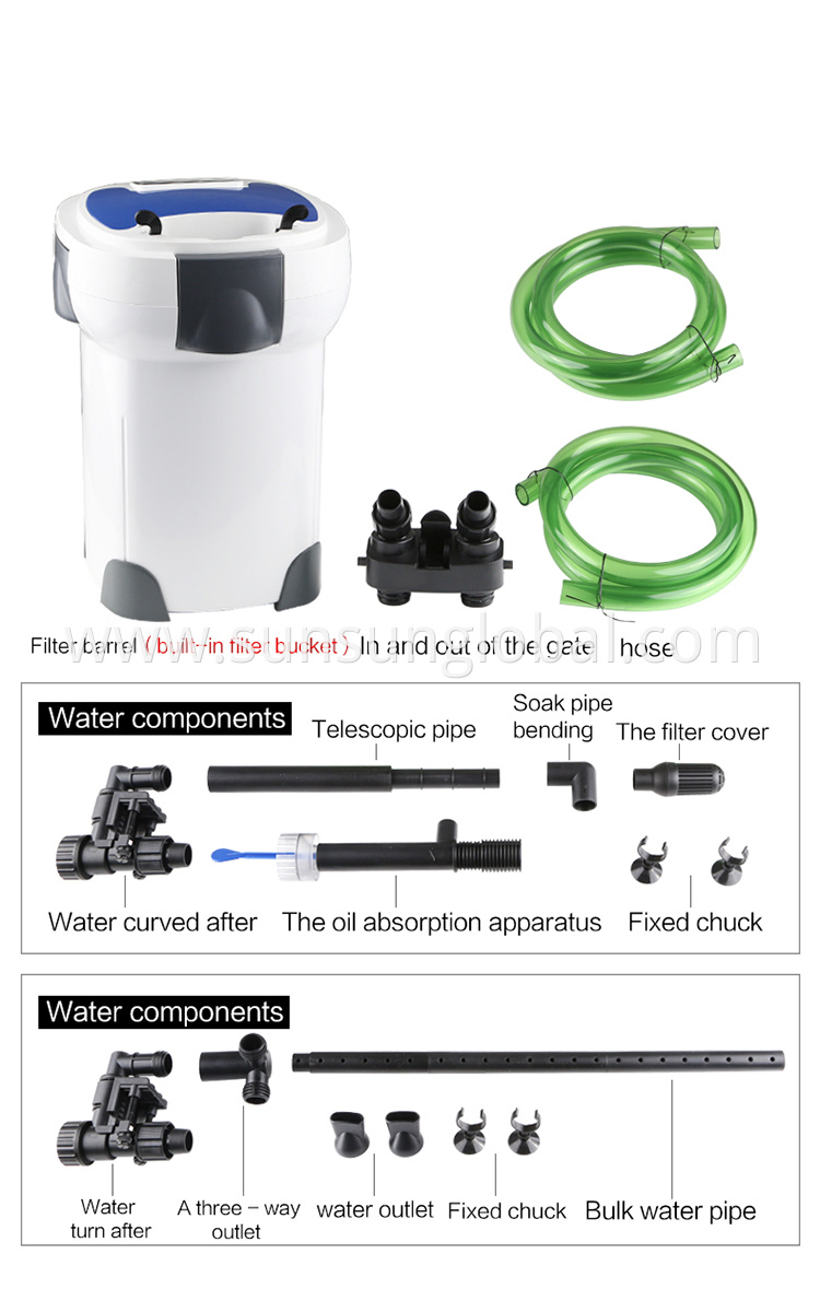 Sunsun aquarium canister external fish tank filter